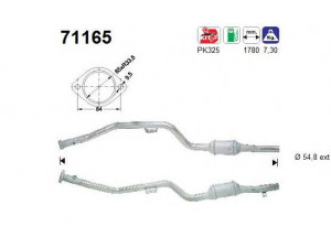 AS 71165 katalizatoriaus keitiklis 
 Išmetimo sistema -> Katalizatoriaus keitiklis
2104904319