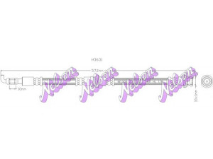 Brovex-Nelson H3631 stabdžių žarnelė 
 Stabdžių sistema -> Stabdžių žarnelės
G03043980, G03043980A, G03043980B