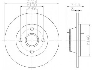 HELLA PAGID 8DD 355 113-441 stabdžių diskas 
 Stabdžių sistema -> Diskinis stabdys -> Stabdžių diskas
7700805006