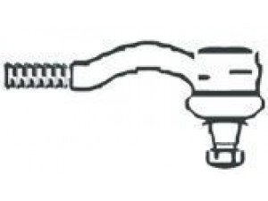 FRAP 218 skersinės vairo trauklės galas 
 Vairavimas -> Vairo mechanizmo sujungimai
32211114844, 32212775004