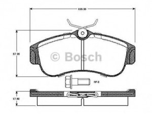 BOSCH 0 986 TB2 174 stabdžių trinkelių rinkinys, diskinis stabdys 
 Techninės priežiūros dalys -> Papildomas remontas
41060 2F025, 41060 2F026, 41060 2F027