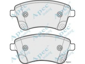 APEC braking PAD1787 stabdžių trinkelių rinkinys, diskinis stabdys 
 Techninės priežiūros dalys -> Papildomas remontas
581011PA00