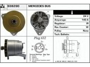 EDR 938290 kintamosios srovės generatorius 
 Elektros įranga -> Kint. sr. generatorius/dalys -> Kintamosios srovės generatorius
111833