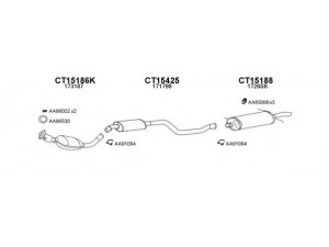 VENEPORTE 150136 išmetimo sistema 
 Išmetimo sistema -> Išmetimo sistema, visa
