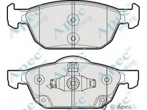 APEC braking PAD1959 stabdžių trinkelių rinkinys, diskinis stabdys 
 Techninės priežiūros dalys -> Papildomas remontas
45022TV0E00, 45022TV0E01, 45022TV0E02