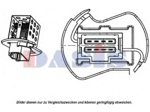 AKS DASIS 740151N elektrovariklis, vidinis pūtiklis
7701057557