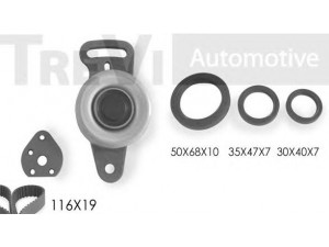 TREVI AUTOMOTIVE KD1030S paskirstymo diržo komplektas 
 Techninės priežiūros dalys -> Papildomas remontas