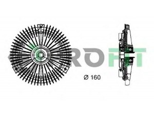 PROFIT 1720-3013 sankaba, radiatoriaus ventiliatorius 
 Aušinimo sistema -> Radiatoriaus ventiliatorius
6032000022, 6032000222, 6032000422