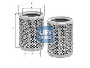UFI 27.874.00 oro filtras
0060727378, 60727378