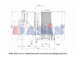 AKS DASIS 851248N magnetinė sankaba, oro kondicionieriaus kompresorius