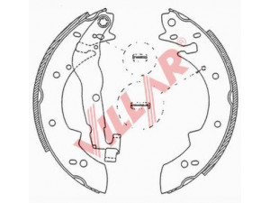 VILLAR 629.0524 stabdžių trinkelių komplektas 
 Techninės priežiūros dalys -> Papildomas remontas
34211154385, 34211157302, 34219064270