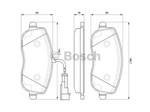 BOSCH 0 986 494 068 stabdžių trinkelių rinkinys, diskinis stabdys 
 Techninės priežiūros dalys -> Papildomas remontas
77363627