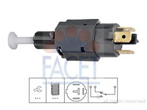 FACET 7.1082 stabdžių žibinto jungiklis 
 Stabdžių sistema -> Stabdžių žibinto jungiklis
12 40 594, 12 40 595, 90 355 907