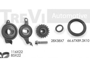 TREVI AUTOMOTIVE KD1041S paskirstymo diržo komplektas 
 Techninės priežiūros dalys -> Papildomas remontas