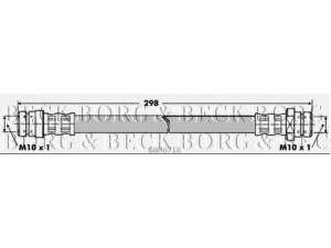 BORG & BECK BBH6718 stabdžių žarnelė 
 Stabdžių sistema -> Stabdžių žarnelės
5156083031