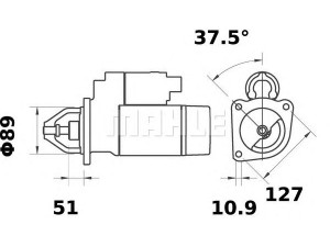MAHLE ORIGINAL MS 246 starteris
84994459