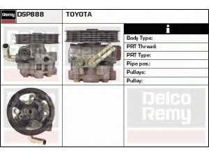 DELCO REMY DSP888 hidraulinis siurblys, vairo sistema 
 Vairavimas -> Vairo pavara/siurblys