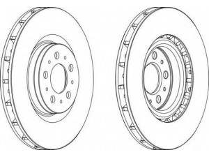 FERODO DDF1682-1 stabdžių diskas 
 Stabdžių sistema -> Diskinis stabdys -> Stabdžių diskas
30645222, 8672112