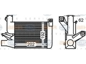 HELLA 8ML 376 776-141 tarpinis suslėgto oro aušintuvas, kompresorius 
 Variklis -> Oro tiekimas -> Įkrovos agregatas (turbo/superįkrova) -> Tarpinis suslėgto oro aušintuvas
17 51 2 246 031, 2 246 031