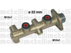 METELLI 05-0096 pagrindinis cilindras, stabdžiai 
 Stabdžių sistema -> Pagrindinis stabdžių cilindras
6136834, 6136835