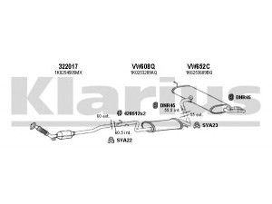 KLARIUS 931129U išmetimo sistema