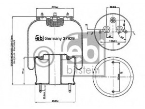 FEBI BILSTEIN 37929 dėklas, pneumatinė pakaba 
 Pakaba -> Pneumatinė pakaba
1 386 200