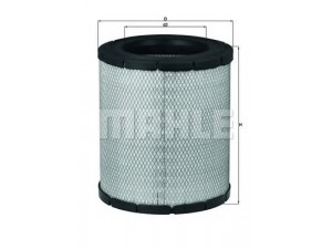 KNECHT LX 1776 oro filtras
6I0273, 6L0273