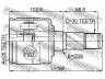 FEBEST 2211-BLLH jungtis, kardaninis velenas
49501-3E201, 49592-3E200