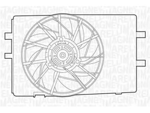 MAGNETI MARELLI 069422325010 ventiliatorius, radiatoriaus 
 Aušinimo sistema -> Oro aušinimas
168.500.0593, A1685000593