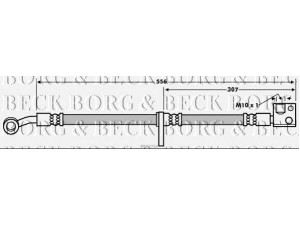 BORG & BECK BBH7754 stabdžių žarnelė 
 Stabdžių sistema -> Stabdžių žarnelės
01464-SMT-E00