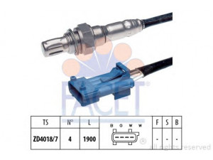 FACET 10.7688 lambda jutiklis 
 Išmetimo sistema -> Jutiklis/zondas
1628 TG, 1628 TH, 96 424 707 80