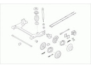 LEMFÖRDER OPEL-ASTRA-RL024 vairavimo mechanizmas; rato pakaba 
 Ašies montavimas/vairavimo mechanizmas/ratai -> Prekių paieška pagal schemą