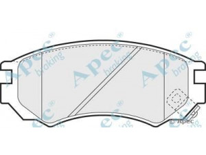 APEC braking PAD791 stabdžių trinkelių rinkinys, diskinis stabdys 
 Techninės priežiūros dalys -> Papildomas remontas
410600N685, 4106054C88, AY040NS040