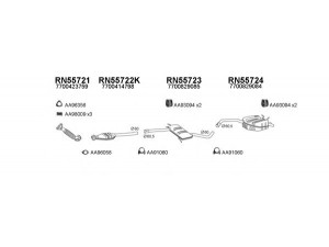 VENEPORTE 550197 išmetimo sistema