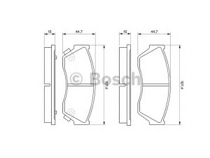 BOSCH 0 986 493 340 stabdžių trinkelių rinkinys, diskinis stabdys 
 Techninės priežiūros dalys -> Papildomas remontas
5520061880, 5520061880, 55200 61880