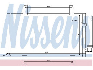 NISSENS 94934 kondensatorius, oro kondicionierius 
 Oro kondicionavimas -> Kondensatorius
F151-61-480