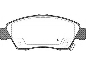 OPEN PARTS BPA0418.02 stabdžių trinkelių rinkinys, diskinis stabdys 
 Techninės priežiūros dalys -> Papildomas remontas
06450S5AE50, 45022S04V02, 45022S04V10