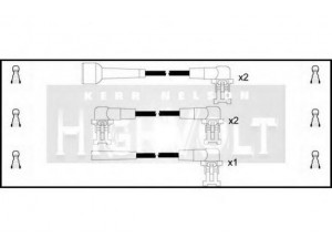 STANDARD OEF308 uždegimo laido komplektas 
 Kibirkšties / kaitinamasis uždegimas -> Uždegimo laidai/jungtys
77 00 73 1063, 77 00 855 766, 77 00 855 768