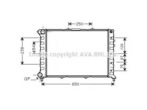 AVA QUALITY COOLING AL2114 radiatorius, variklio aušinimas 
 Aušinimo sistema -> Radiatorius/alyvos aušintuvas -> Radiatorius/dalys
50501506, 60673224, 60690406, 71754175