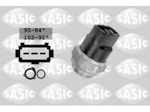 SASIC 9000208 temperatūros jungiklis, radiatoriaus ventiliatorius 
 Aušinimo sistema -> Siuntimo blokas, aušinimo skysčio temperatūra
191959481A, 191959481C, 321959481A