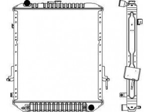 SAKURA  Automotive 1241-0230 radiatorius, variklio aušinimas