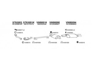 VENEPORTE 800485 išmetimo sistema
