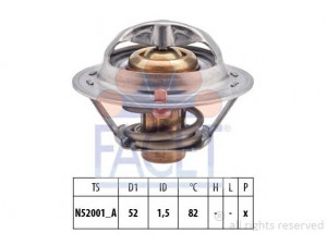 FACET 7.8340S termostatas, aušinimo skystis 
 Aušinimo sistema -> Termostatas/tarpiklis -> Thermostat
19300-692-003, 19300-PB2-011, 19300-PB2-013