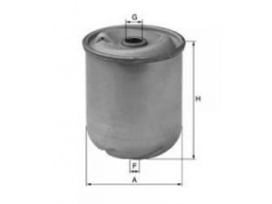 UNIFLUX FILTERS XOC4 alyvos filtras 
 Techninės priežiūros dalys -> Techninės priežiūros intervalai
131 0891, 137 6481