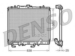 DENSO DRM45016 radiatorius, variklio aušinimas 
 Aušinimo sistema -> Radiatorius/alyvos aušintuvas -> Radiatorius/dalys
MR258669