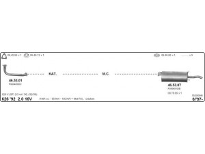 IMASAF 552000045 išmetimo sistema 
 Išmetimo sistema -> Išmetimo sistema, visa