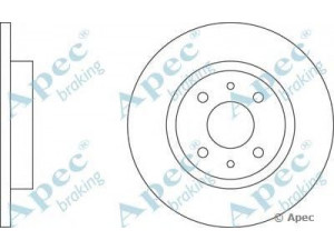 APEC braking DSK551 stabdžių diskas 
 Dviratė transporto priemonės -> Stabdžių sistema -> Stabdžių diskai / priedai
60808872, 71738373, 7545556, 7645055