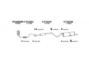 VENEPORTE 450192 išmetimo sistema