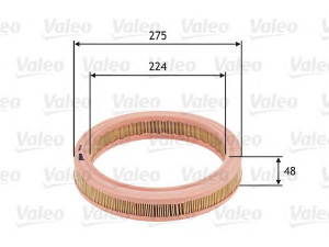 VALEO 585657 oro filtras 
 Filtrai -> Oro filtras
337, 6145868, 6066094, 6145868