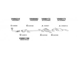 VENEPORTE 800592 išmetimo sistema 
 Išmetimo sistema -> Išmetimo sistema, visa